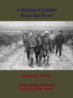 cover image of A Scholar's Letters From the Front